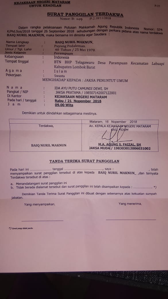 Detail Contoh Surat Panggilan Menghadap Nomer 36