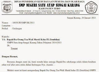 Detail Contoh Surat Panggilan Orang Tua Murid Nomer 25