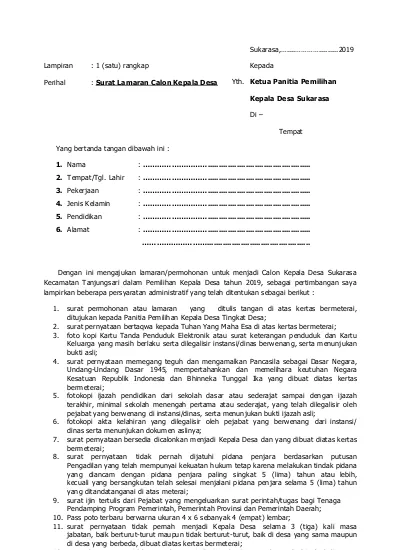 Detail Contoh Surat Paw Nomer 47