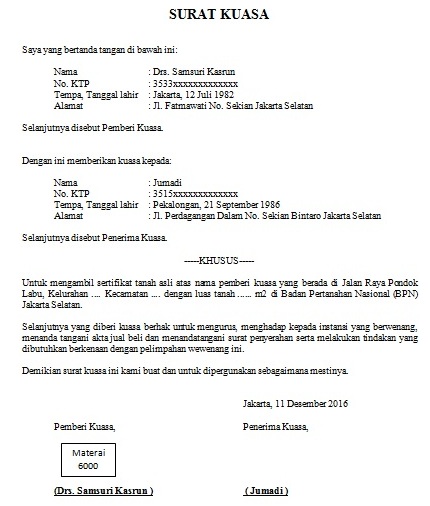 Detail Contoh Surat Pegadaian Tanah Nomer 41