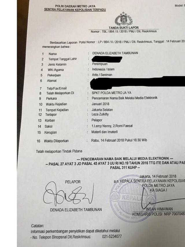 Detail Contoh Surat Pelaporan Ke Polisi Nomer 45