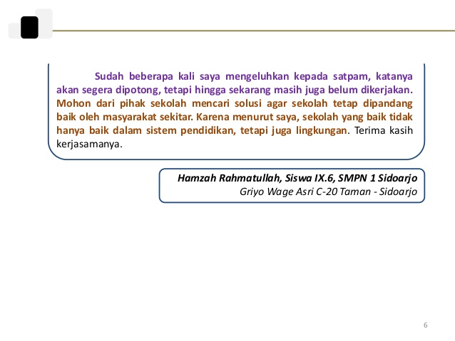 Detail Contoh Surat Pembaca Lingkungan Sekolah Nomer 8