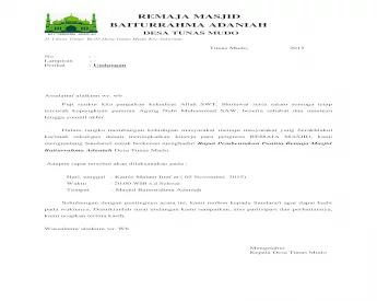 Detail Contoh Surat Pembangunan Masjid Nomer 46