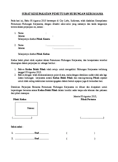 Detail Contoh Surat Pembatalan Kontrak Kerja Nomer 15