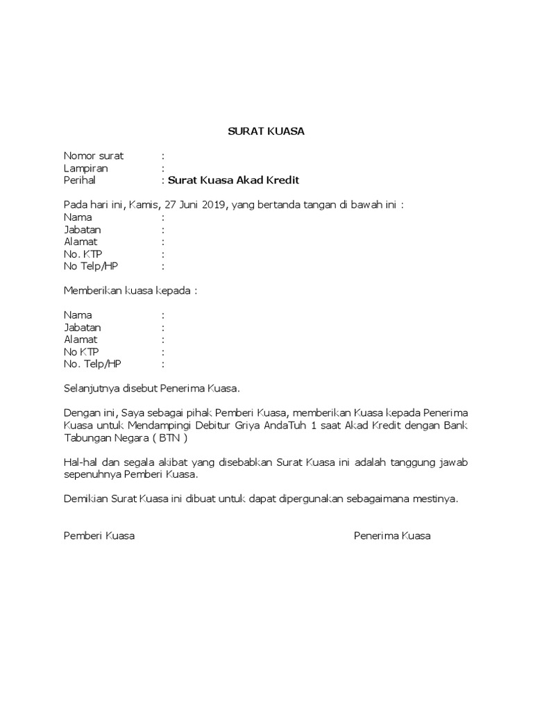 Detail Contoh Surat Pembatalan Kredit Bank Nomer 29