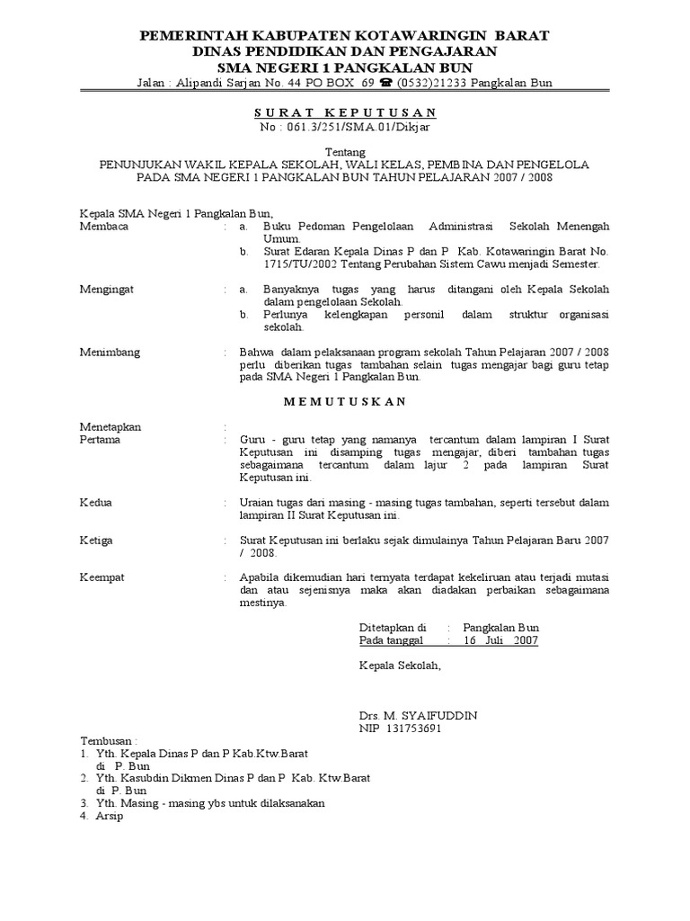 Detail Contoh Surat Pembatalan Sk Nomer 12