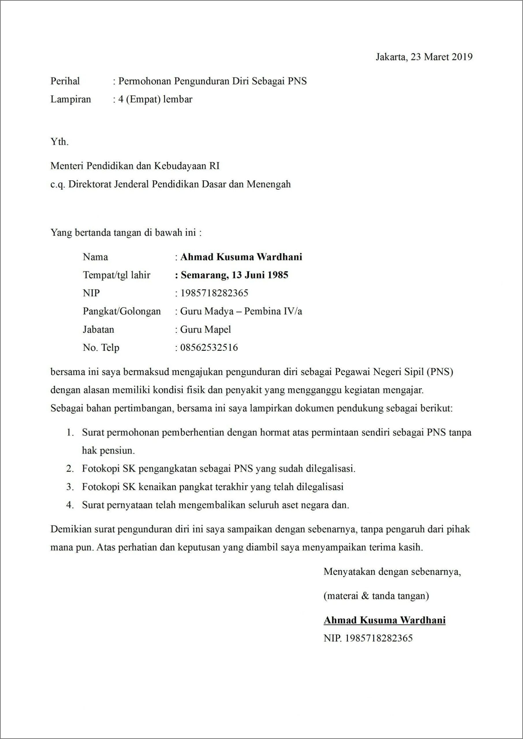 Detail Contoh Surat Pemberhentian Kepala Sekolah Nomer 20