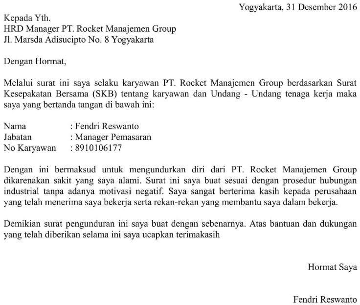 Detail Contoh Surat Pemberhentian Kerja Guru Dari Kepala Sekolah Nomer 45