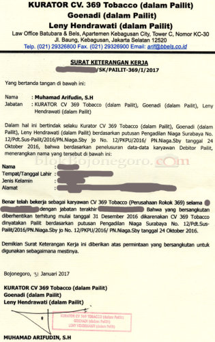 Detail Contoh Surat Pemberhentian Kerja Karyawan Nomer 47