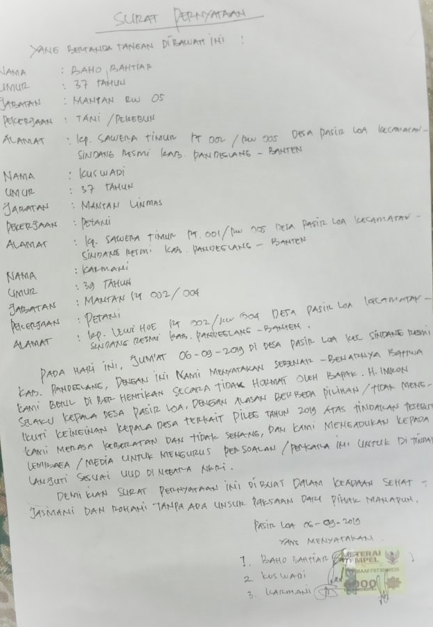 Detail Contoh Surat Pemberhentian Ketua Rt Nomer 9