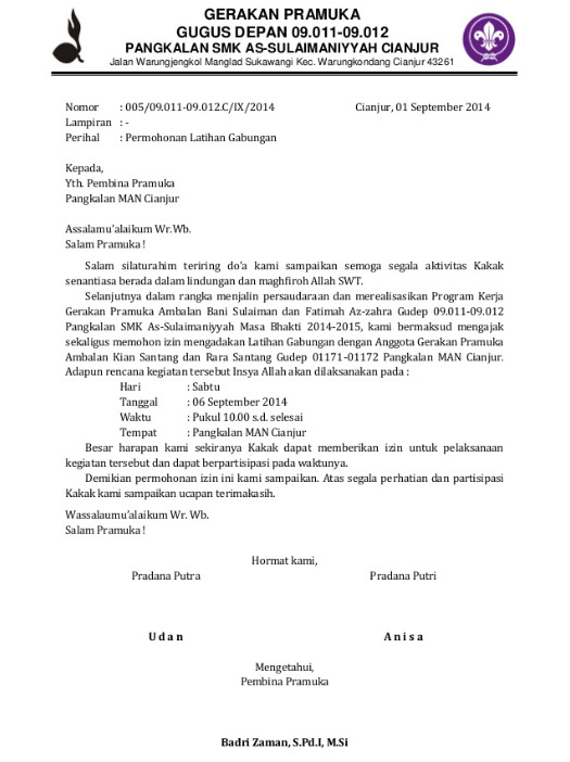 Detail Contoh Surat Pemberitahuan Acara Ke Polsek Nomer 18