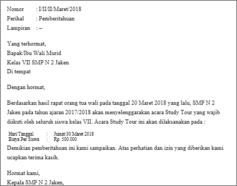 Detail Contoh Surat Pemberitahuan Habis Kontrak Kerja Karyawan Nomer 9