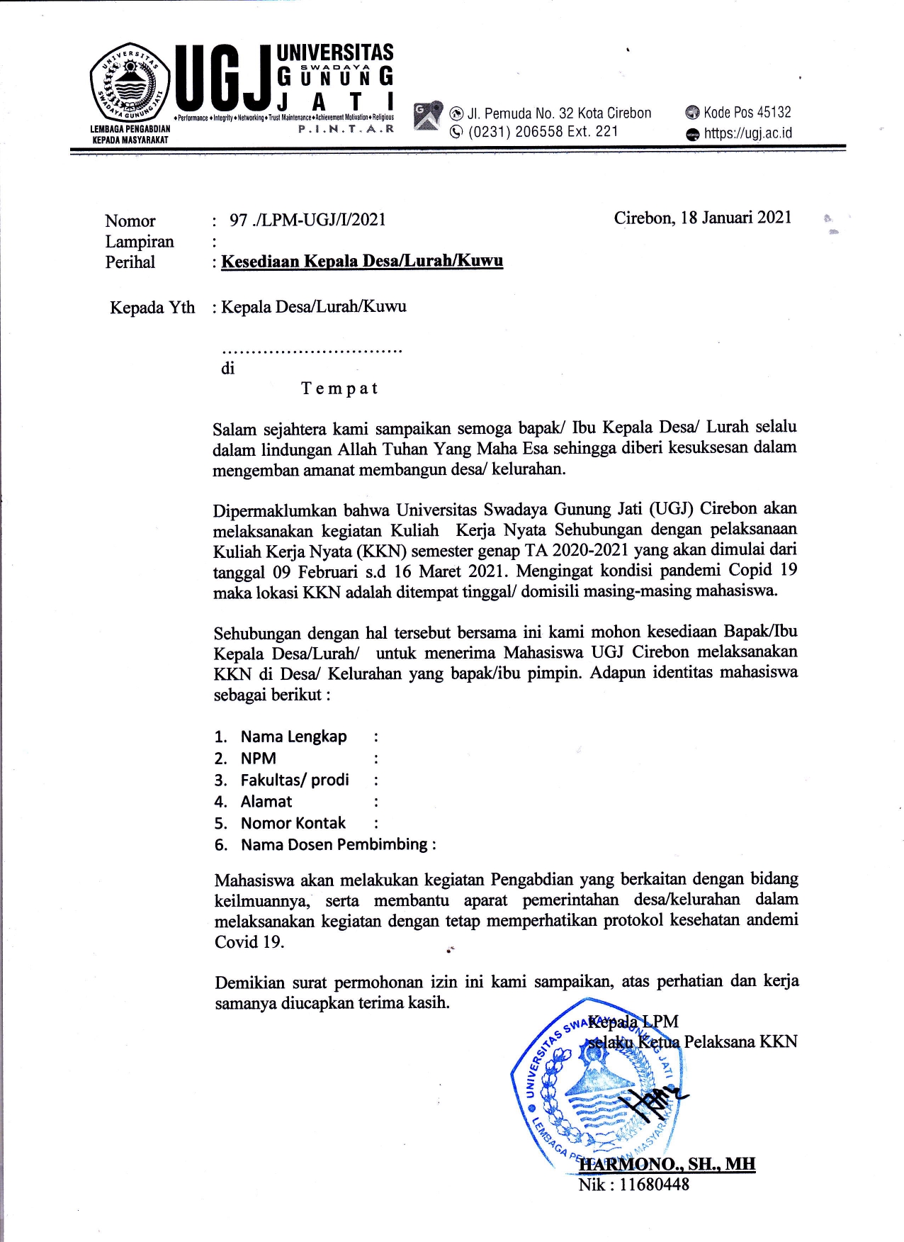 Detail Contoh Surat Pemberitahuan Kegiatan Kepada Kepala Desa Nomer 15