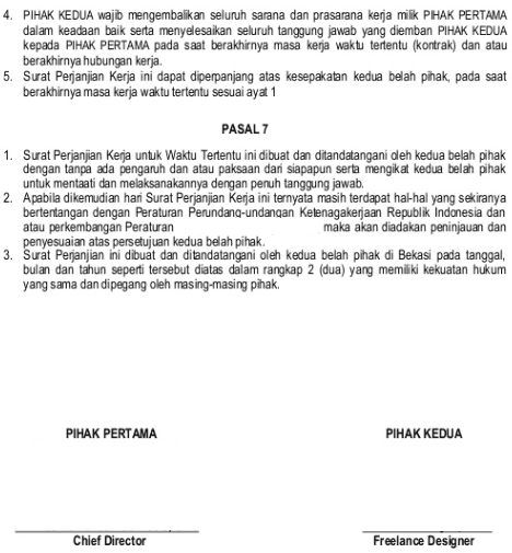 Detail Contoh Surat Pemberitahuan Kontrak Kerja Tidak Diperpanjang Nomer 20