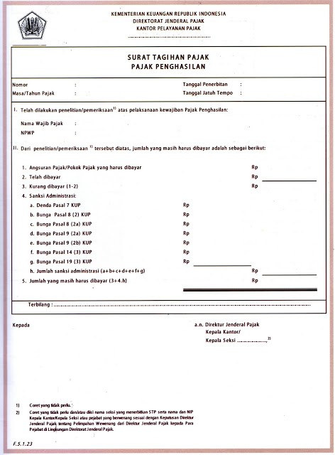 Detail Contoh Surat Pemberitahuan Pajak Koleksi Nomer 14