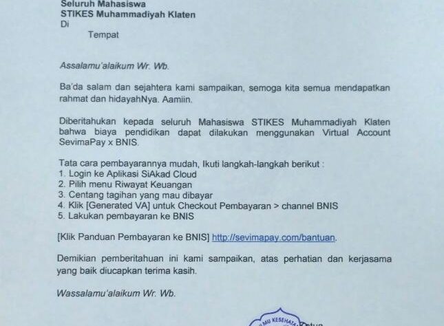 Detail Contoh Surat Pemberitahuan Pembayaran Tagihan Nomer 39