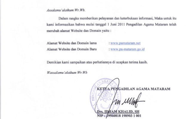 Detail Contoh Surat Pemberitahuan Pindah Kantor Nomer 27