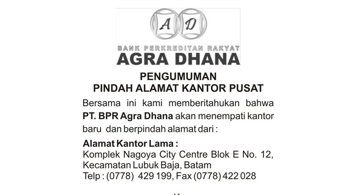 Detail Contoh Surat Pemberitahuan Pindah Kantor Nomer 28