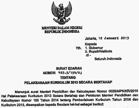 Detail Contoh Surat Pemberlakuan Kurikulum Nomer 34