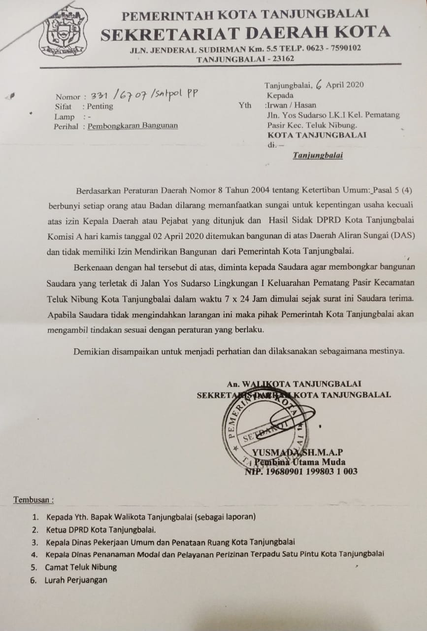 Detail Contoh Surat Pembongkaran Bangunan Nomer 15