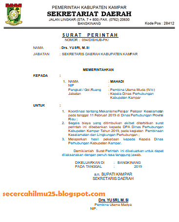 Detail Contoh Surat Pemerintah Nomer 42