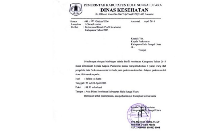 Detail Contoh Surat Pemerintah Nomer 54