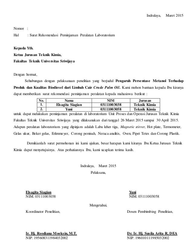 Detail Contoh Surat Peminjaman Alat Lab Nomer 4