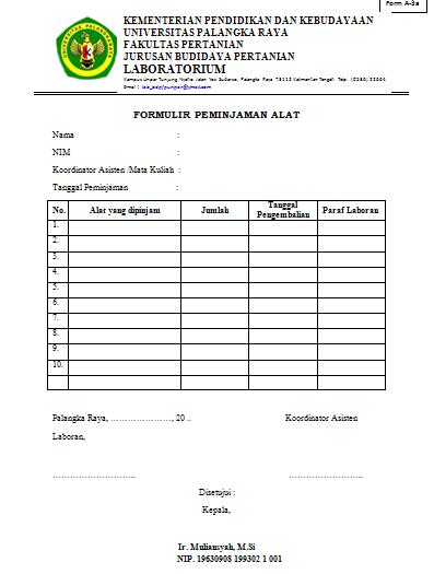 Detail Contoh Surat Peminjaman Barang Pramuka Nomer 35