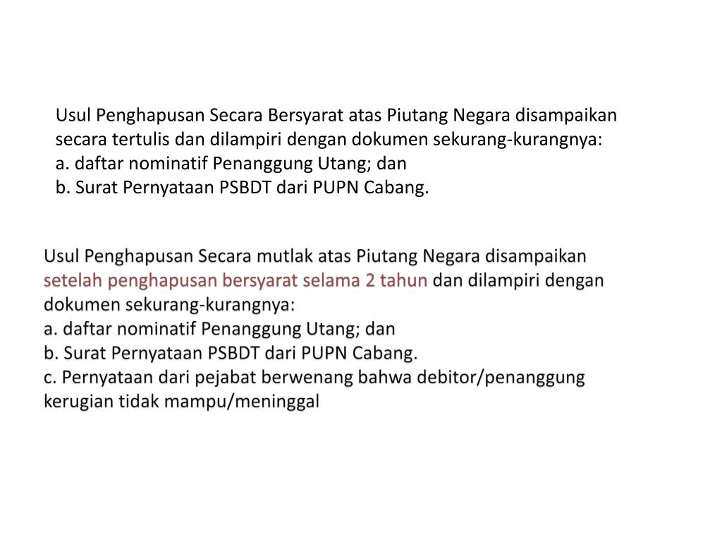 Detail Contoh Surat Pemutihan Piutang Nomer 10