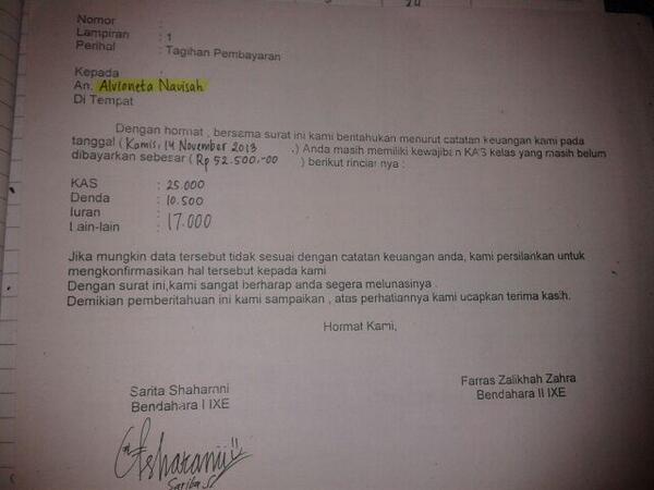 Detail Contoh Surat Penagihan Nomer 30