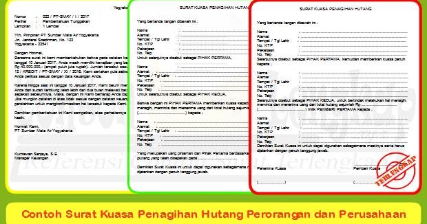 Detail Contoh Surat Penagihan Hutang Kepada Perorangan Nomer 44