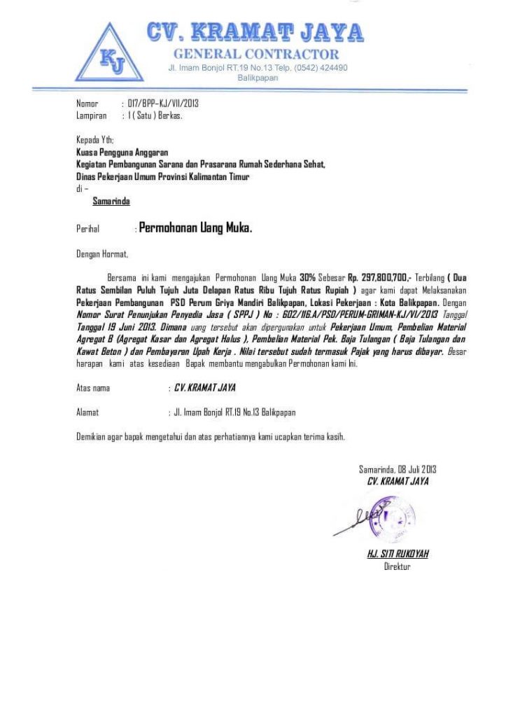 Detail Contoh Surat Penagihan Pembayaran Hutang Nomer 23