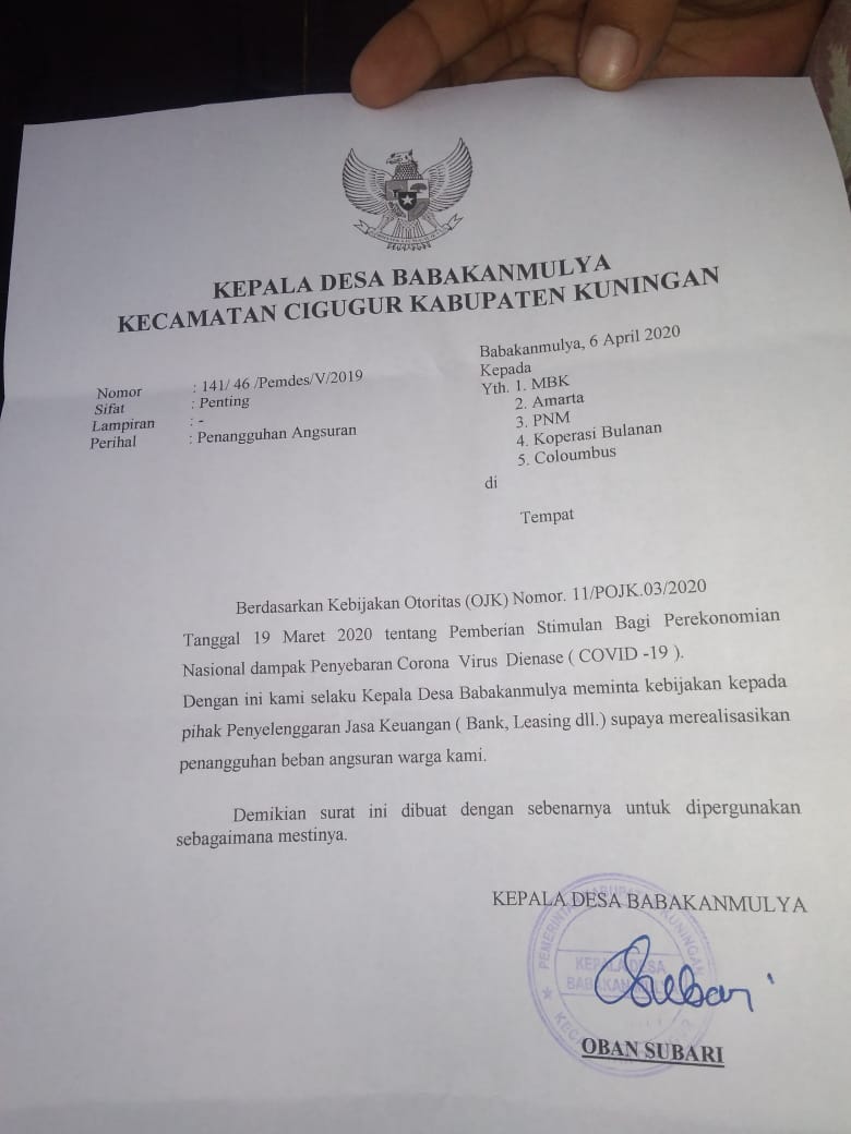 Detail Contoh Surat Penangguhan Pembayaran Nomer 21