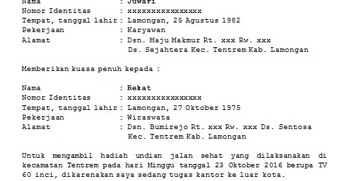 Detail Contoh Surat Penarikan Barang Nomer 20