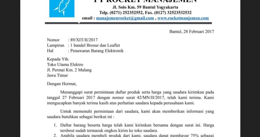 Download Contoh Surat Penawaran Barang Komputer Nomer 43