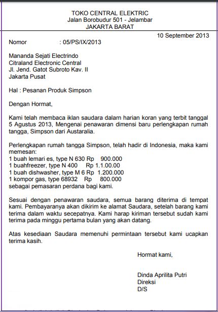 Detail Contoh Surat Penawaran Iklan Koran Nomer 23