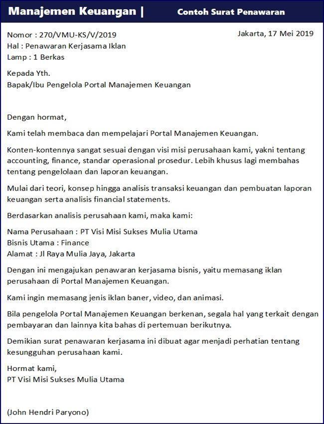 Detail Contoh Surat Penawaran Iklan Radio Nomer 9