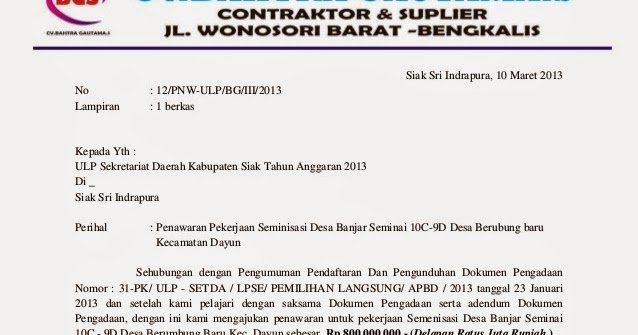 Detail Contoh Surat Penawaran Jasa Dokumentasi Nomer 26