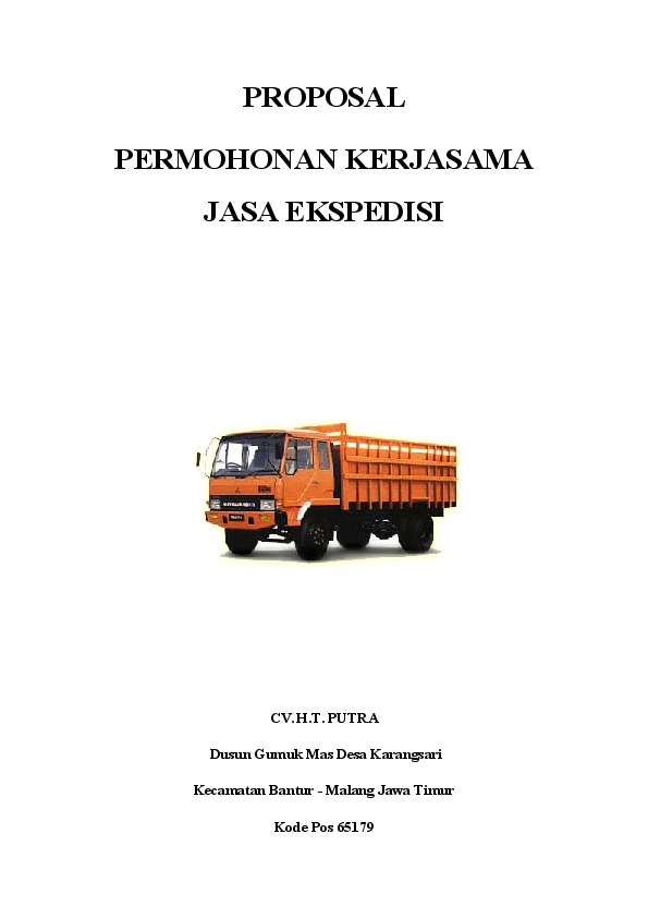 Detail Contoh Surat Penawaran Jasa Trucking Nomer 22