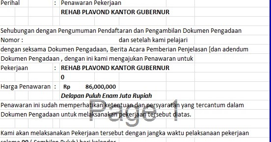 Detail Contoh Surat Penawaran Proyek Nomer 38