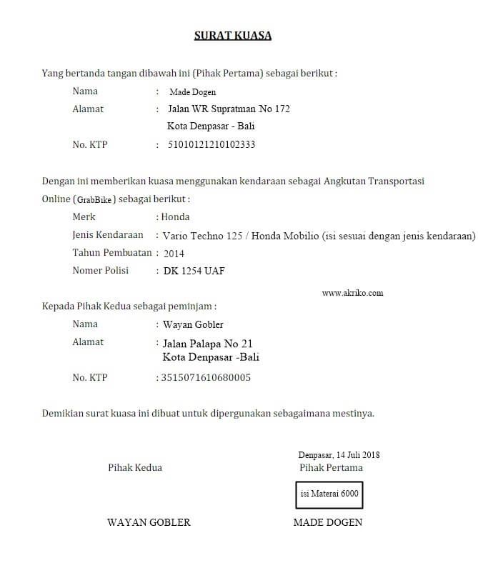 Contoh Surat Penawaran Rental Mobil - 56+ Koleksi Gambar