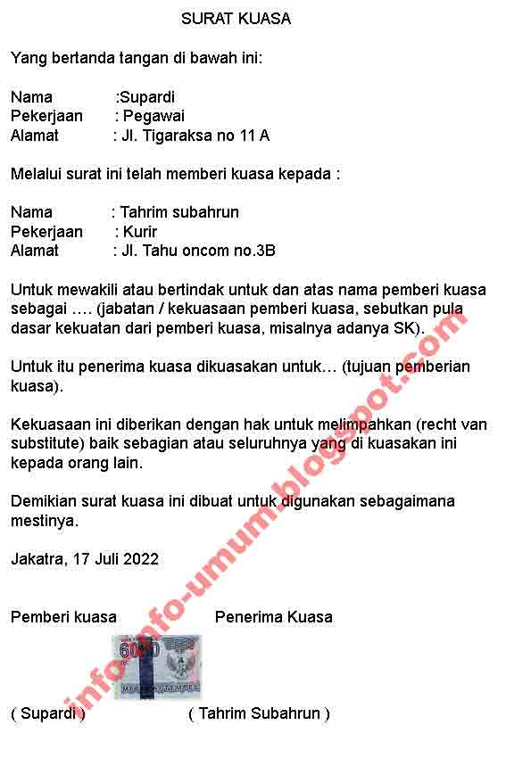 Detail Contoh Surat Pencabutan Berkas Nomer 34