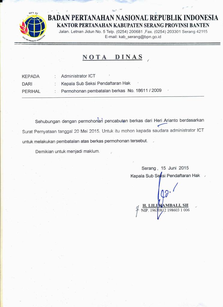 Detail Contoh Surat Pencabutan Berkas Di Bpn Nomer 16