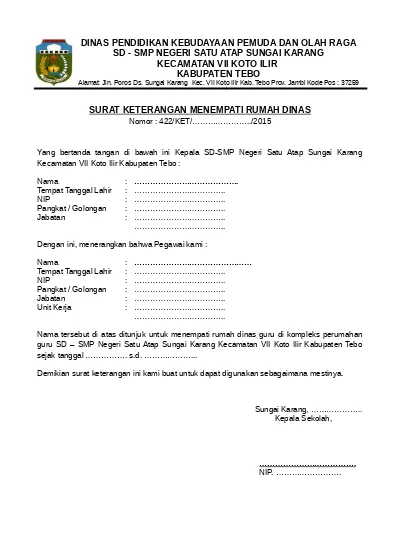 Detail Contoh Surat Penempatan Kerja Nomer 20