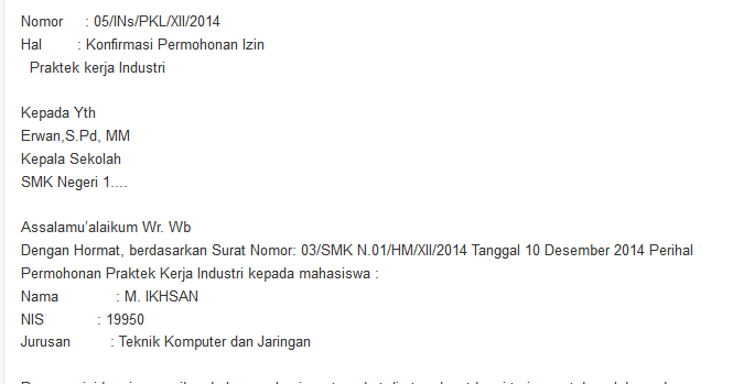 Detail Contoh Surat Penerimaan Magang Di Perusahaan Nomer 32