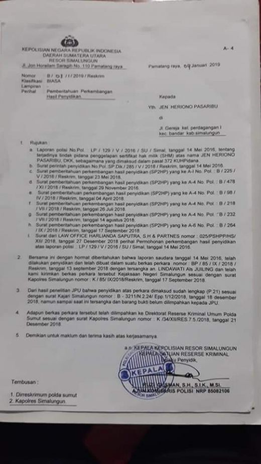 Detail Contoh Surat Penetapan Tersangka Nomer 16