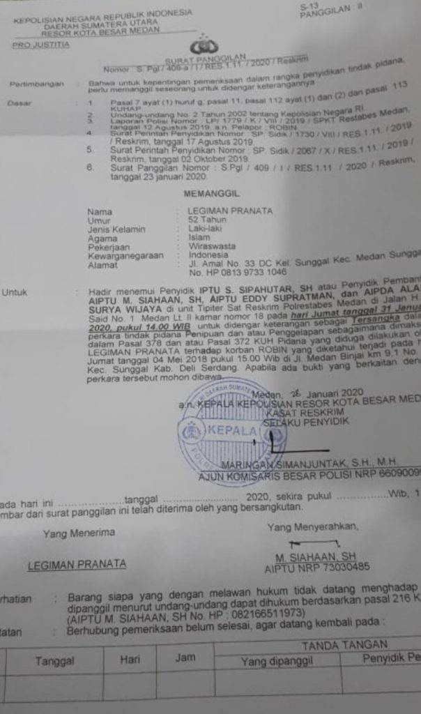 Detail Contoh Surat Penetapan Tersangka Nomer 22