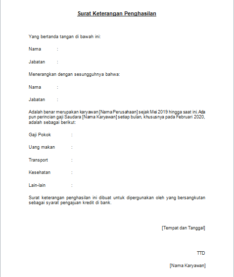 Detail Contoh Surat Peng Nomer 34