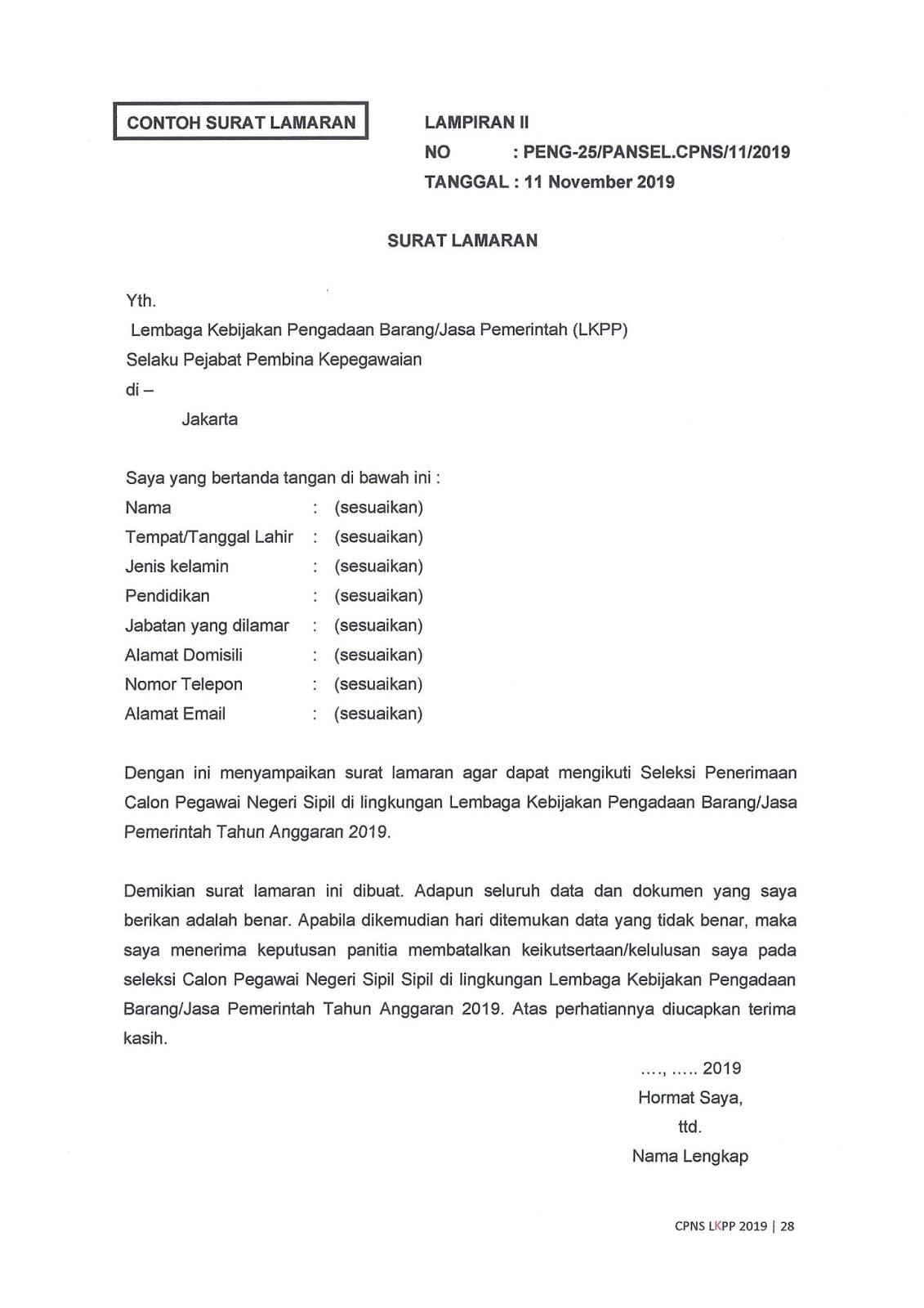 Detail Contoh Surat Pengadaan Barang Dan Jasa Nomer 11