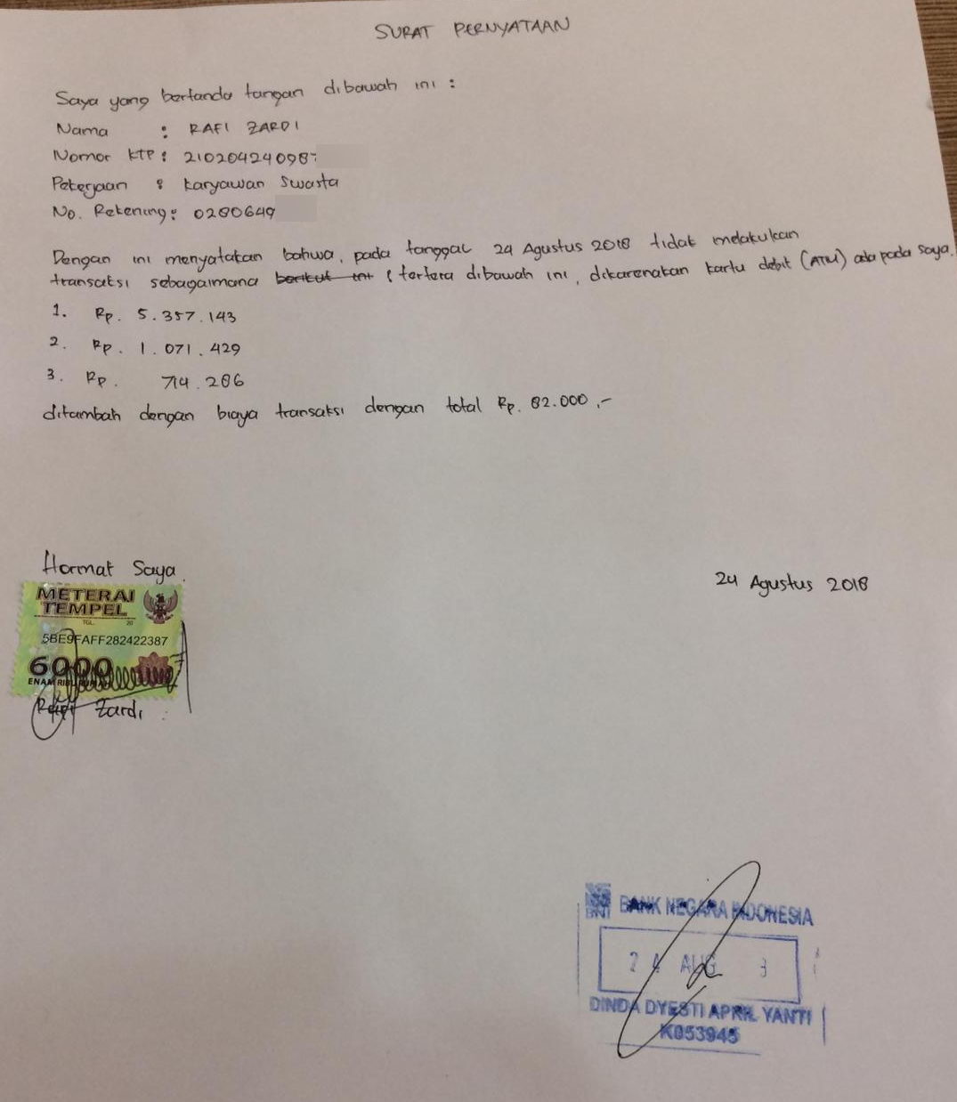 Detail Contoh Surat Pengaduan Ke Ojk Nomer 26